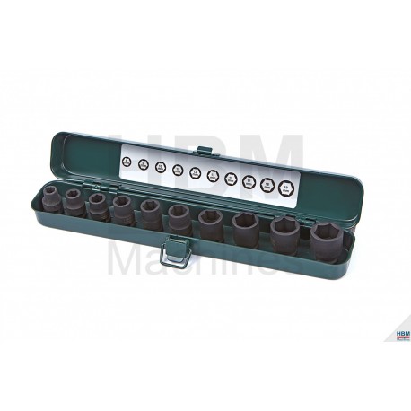 Metabo Jeu 10 Douilles de force 3/8" - 628830000