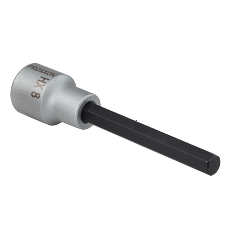 PROXXON Douilles à 6 pans creux 1/2", 100 mm HX 5 à 14 mm