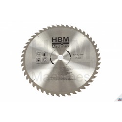 HBM Lame de scie circulaire pour bois Ø 400 x 48D - Alésage 30 mm - 3598