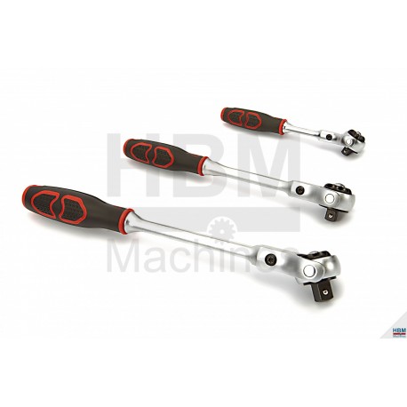 AOK Clé à cliquet pro à tête rotative 