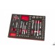 Ensemble 154 outils dans racks mousse pour servante - 8942