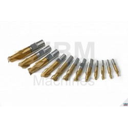 HBM Fraises à rainurer HSS-Tin Ø 2 à 20 mm