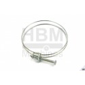 Collier de serrage HBM 100 mm pour tuyau d'aspiration 100 mm - 9087