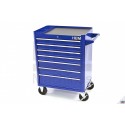HBM Servante d'atelier 7 tiroirs bleue - 8997