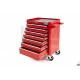 HBM Servante d'atelier 7 tiroirs rouge - 8996