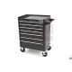 HBM Servante d'atelier 7 tiroirs noire - 8995