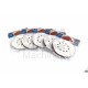 Scheppach Jeu 10 disques de ponçage Ø 215 mm pour ponceuse plafond et mur DS92