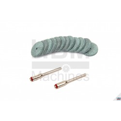 Set 12 meules Ø 20 mm + 2 PO Ø 3 mm