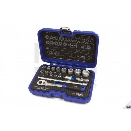 LSR Tools Jeu de douilles industrielles professionnelles 18 pièces 3/8" - 88820212