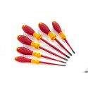 Wiha Jeu de tournevis VDE SoftFinish isolés 6 pièces - 3201K6