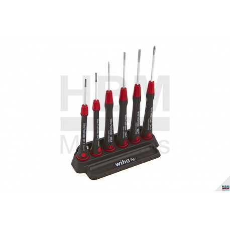Wiha Jeu de tournevis fins PicoFinish 6 pièces - 260PK6