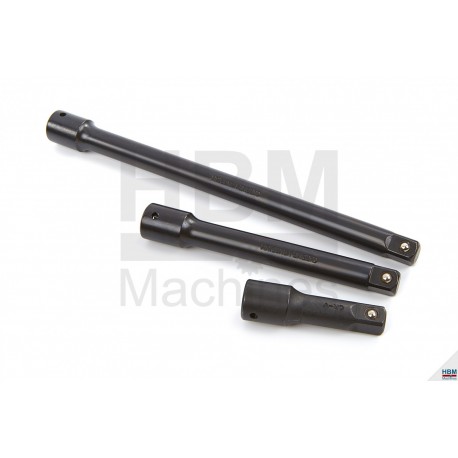 HBM Jeu 3 extensions 1/2" pour clé à choc - 9006