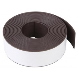 Bande magnétique flexible auto-collante 2.5 x 300 cm - MAGNET9