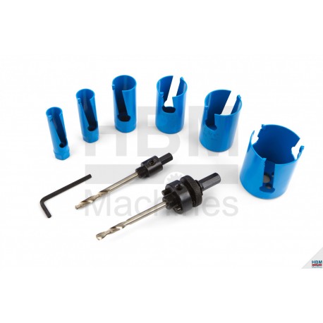 Coffret 9 pièces scies-cloches TCT multi-matériaux - 547136