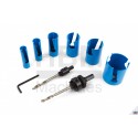 Coffret 9 pièces scies-cloches TCT multi-matériaux - 547136