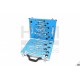 HBM Jeu 17 clés plates à fourche/oeillet cliquet Ø 8 à 27 mm - 9135