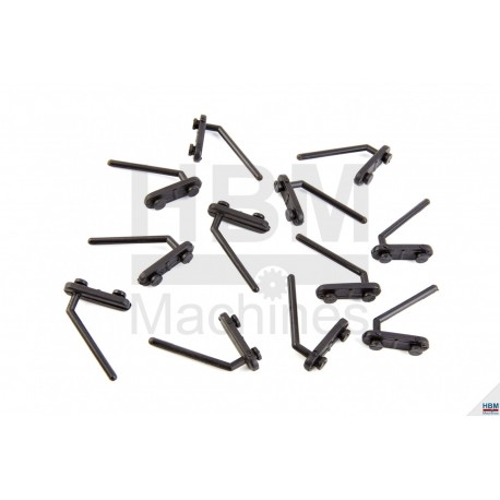 ERRO Crochets à outils inclinés 12 pièces - BL-G7