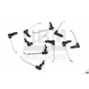 ERRO Set de 10 gros crochets en nylon et acier - BL-GF1