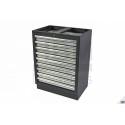 HBM Armoire à outils professionnelle à 9 tiroirs - 9164