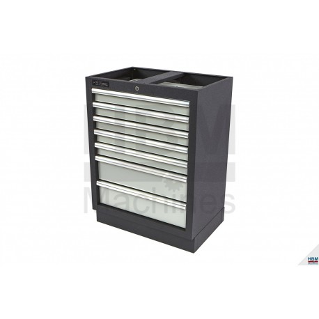 HBM Armoire à outils professionnelle à 7 tiroirs - 9163