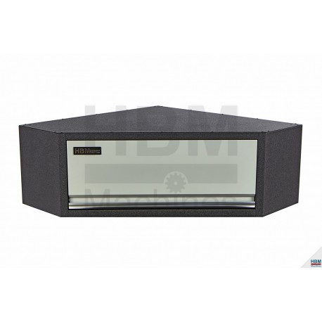 HBM Armoire supérieure d'angle avec ressorts à gaz pour système modulaire d'atelier - 9173