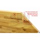HBM Plan de travail en bois massif d'angle 87 cm pour système modulaire d'atelier - 9169