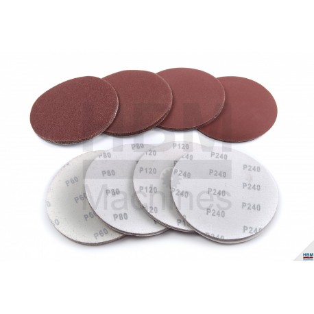 HBM Disques de ponçage Velcro Ø 180 mm, 10 pièces