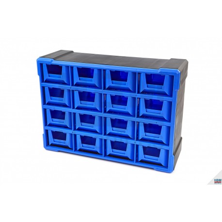 HBM Module à 16 tiroirs, Système de rangement Modèle 1 - 9142