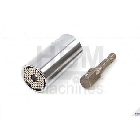 HBM Clé à douille universelle 7 mm à 19 mm Gator Grip - 8977
