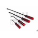 HBM Ensemble de 4 pieds de biche - 7076