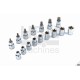 AOK Jeu 16 douilles Torx internes et externes professionnelles 1/2" - 6666