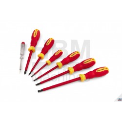 Jeu de 7 tournevis pour électriciens VDE Softgrip - 928227