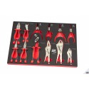AOK Assortiment de pinces dans insert mousse pour servante - 9391