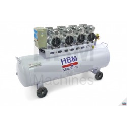 HBM Compresseur 200 litres professionnel silencieux - 9267