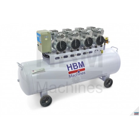 HBM Compresseur 200 litres professionnel silencieux - 9267