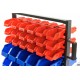 HBM Rack de stockage mobile avec 90 bacs - 9363