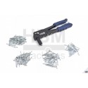 HBM Pince à rivets POP de 2,4 à 4,8 mm + 100 rivets - 9227