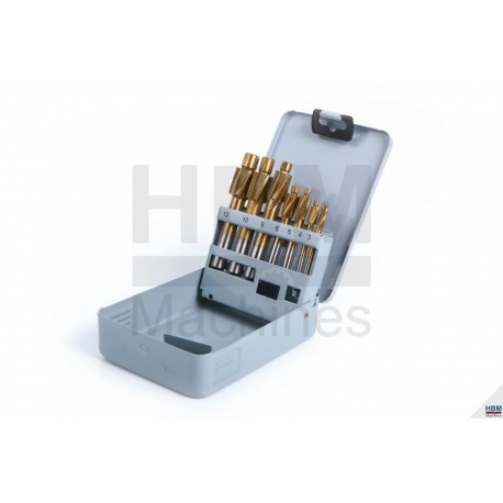 Jeu 7 forêts étamés 3-12 mm HSS M2