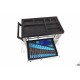 HBM Servante d'atelier 7 tiroirs et porte + 262 outils avec incrustations en mousse - 7579