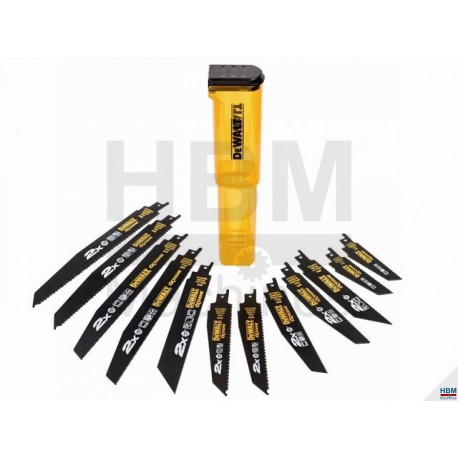 Dewalt Jeu de 12 lames de scie sabre de démolition - DT2441L