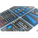 HBM 154 Outils dans inserts mousse pour servante d'atelier - BLEU - 9413