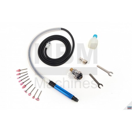 HBM AT 10 Stylo porte-meulette haute vitesse pneumatique