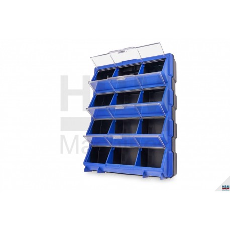 HBM Armoire de rangement à 12 bacs - 9216