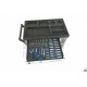 HBM Servante d'atelier 7 tiroirs et porte + 262 outils avec incrustations en mousse - 9405