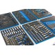 HBM 245 Outils Premium dans inserts mousse pour servante d'atelier BLEU - 9411