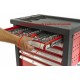 HBM Servante d'atelier 7 tiroirs + 154 outils Premium ROUGE - 9407