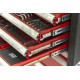 HBM Servante d'atelier 7 tiroirs + 154 outils Premium ROUGE - 9407