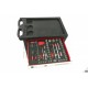 HBM Servante d'atelier 7 tiroirs + 154 outils Premium ROUGE - 9407