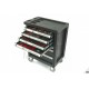 HBM Servante d'atelier 7 tiroirs + 154 outils Premium NOIRE - 9409