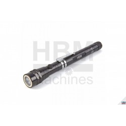 HBM Lampe de poche télescopique à led avec capteur magnétique - 8842
